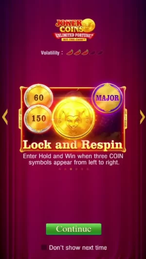 Joker Coins Unlimited Fortune Captura de tela do jogo 2